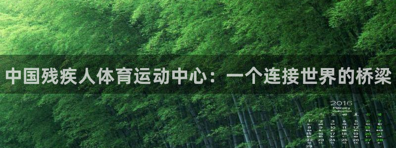 vsport体育官方正版app科技：中国残疾人体育运动中心：