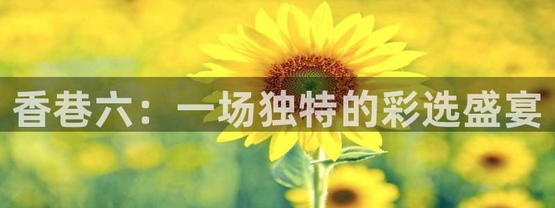 足球直播柠檬：香巷六：一场独特的彩选盛宴